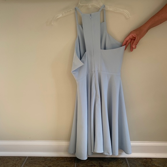 Light Blue Lulu’s Skater dress - Picture 2 of 4